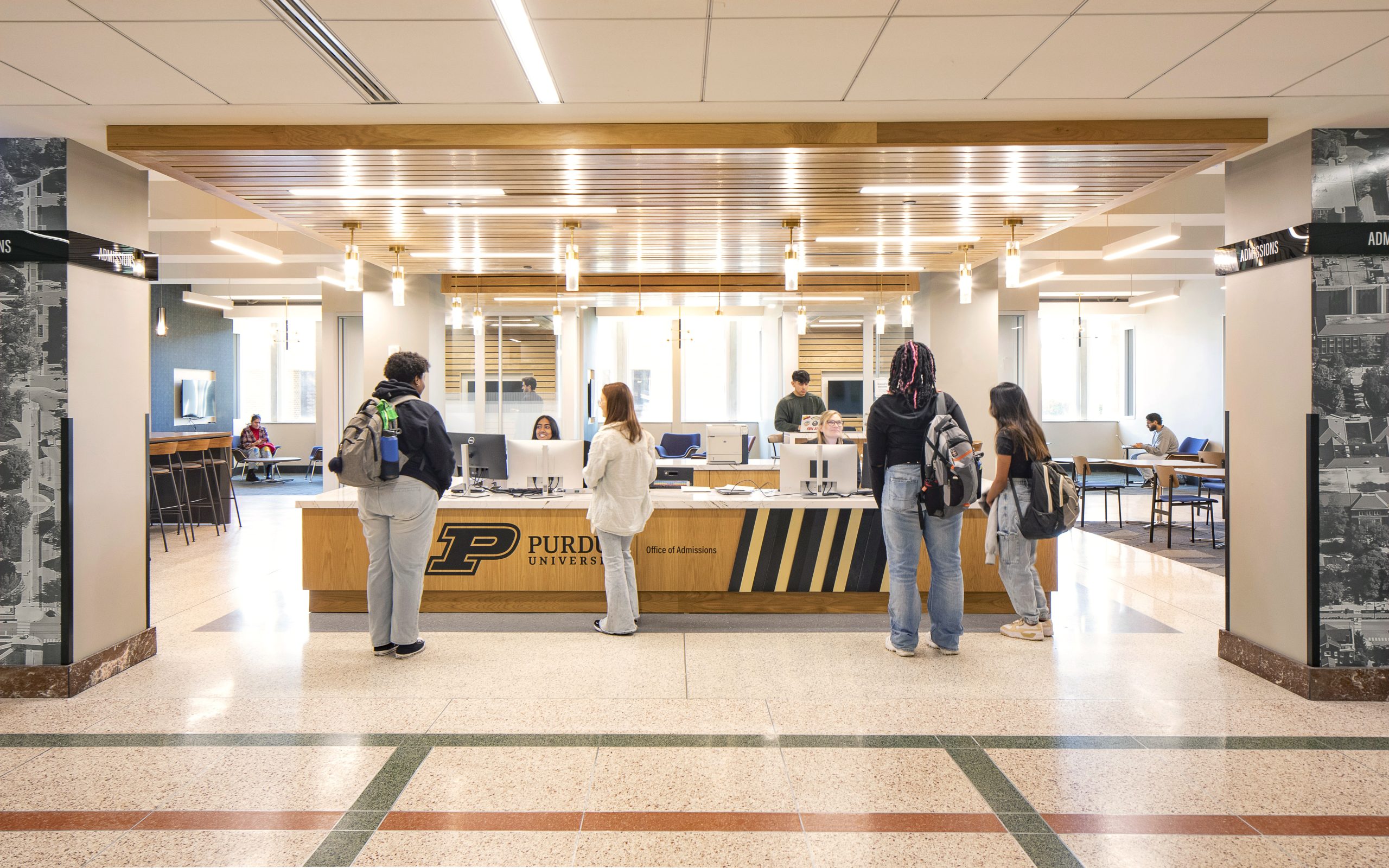 Purdue University_Stewart Center_Admissions Desk